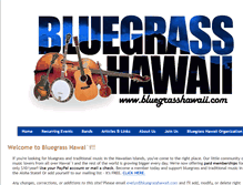 Tablet Screenshot of bluegrasshawaii.com